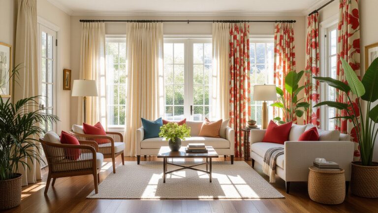 creative living room curtains