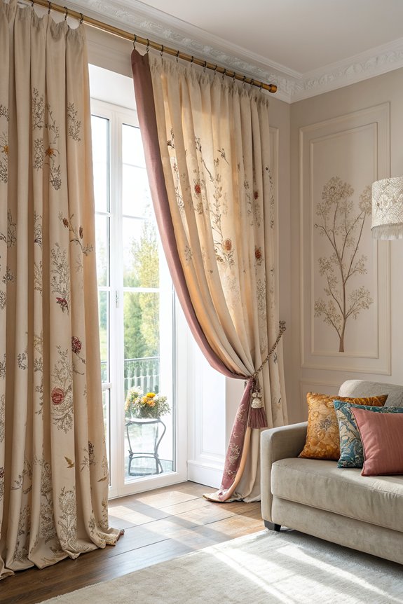 curtain tiebacks enhance decor