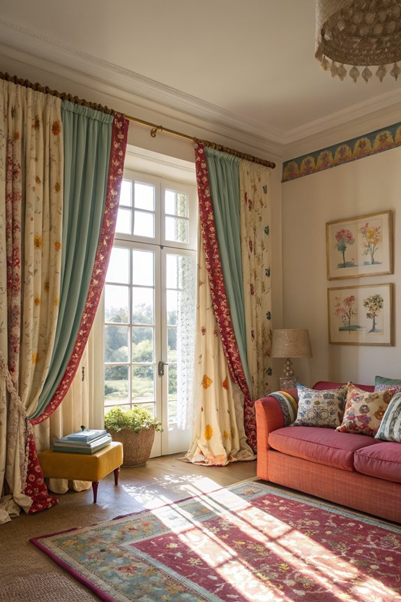 curtains enhance living room d cor
