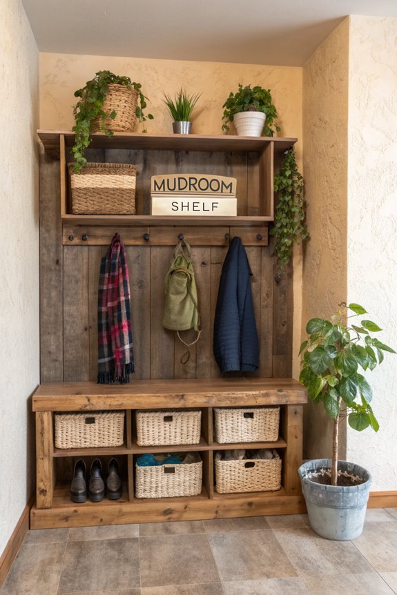 diy pallet shelves project