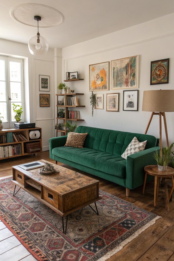 eclectic vintage modern blend