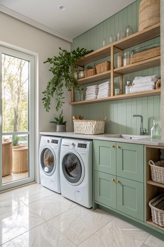eco friendly laundry room design