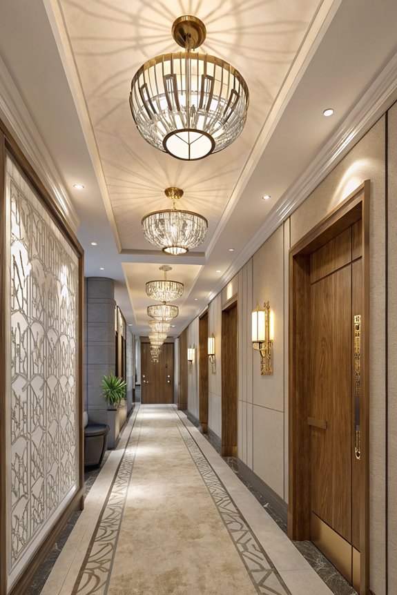 elevate hallway lighting style