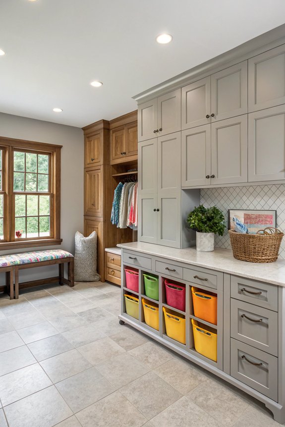 family friendly laundry space