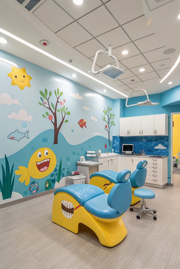 fun dental office decor