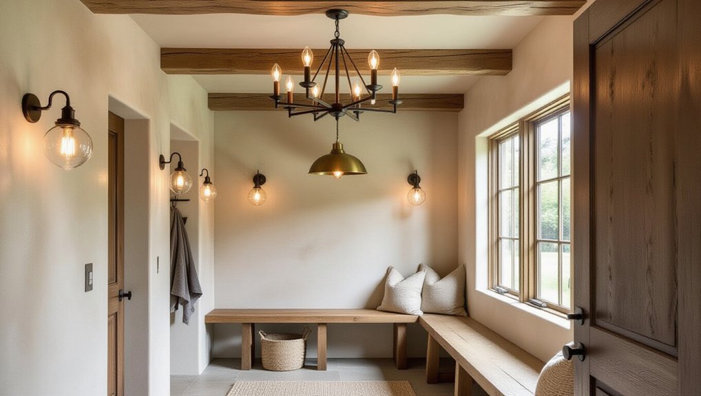 innovative lighting for mudrooms