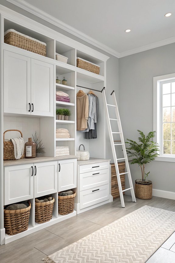 maximize laundry room storage