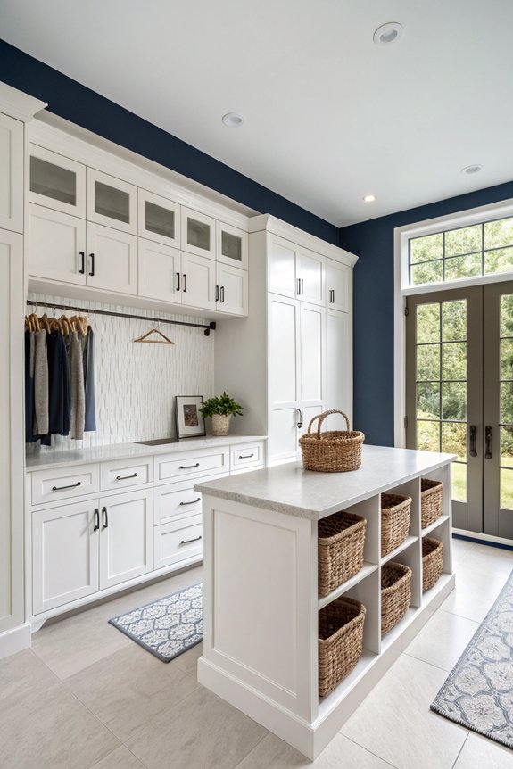 maximize laundry room storage