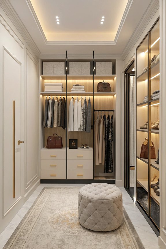maximize vertical dressing space