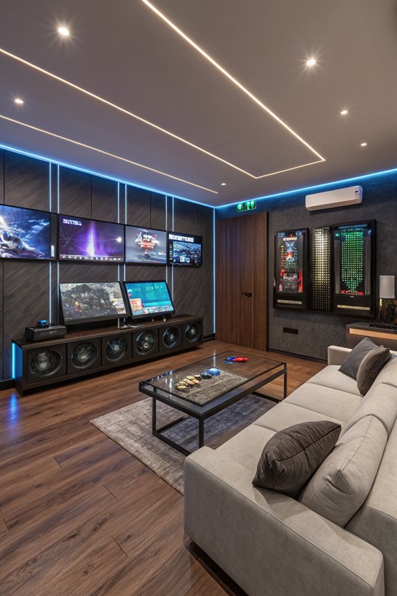modern game room upgrades