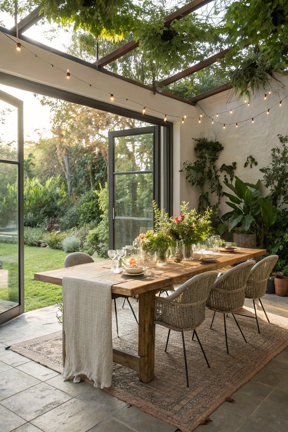 nature inspired dining transformation