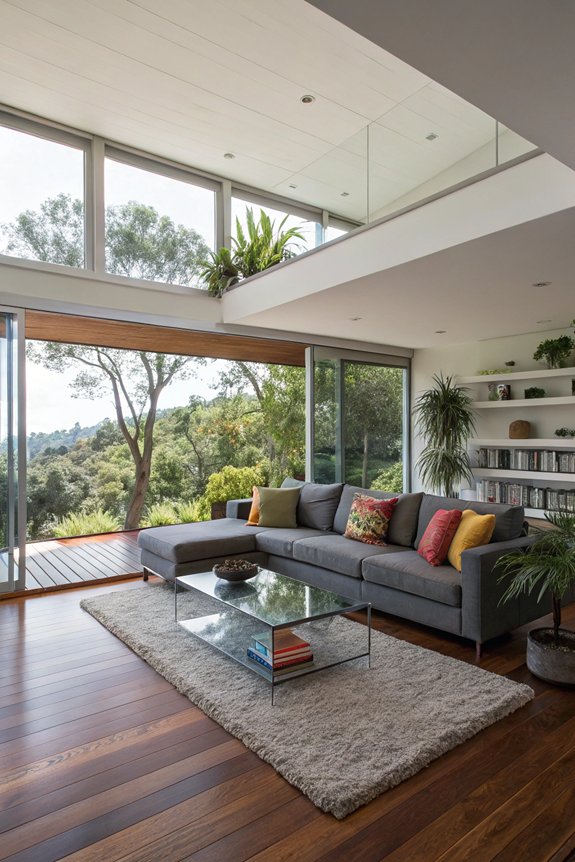 open concept living design