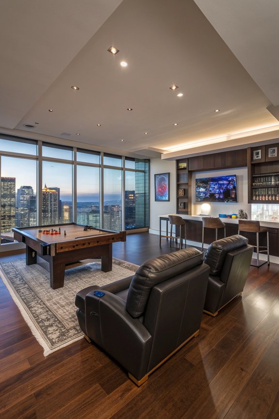 optimal game room location