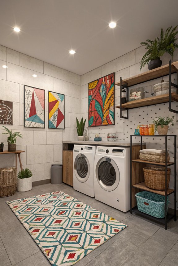 personalized laundry room decor