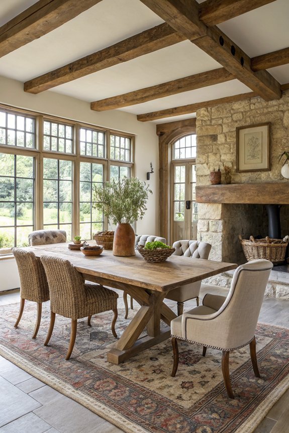 rustic charm with natural materials
