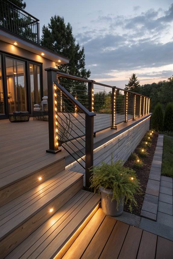 seamless integrated outdoor lighting