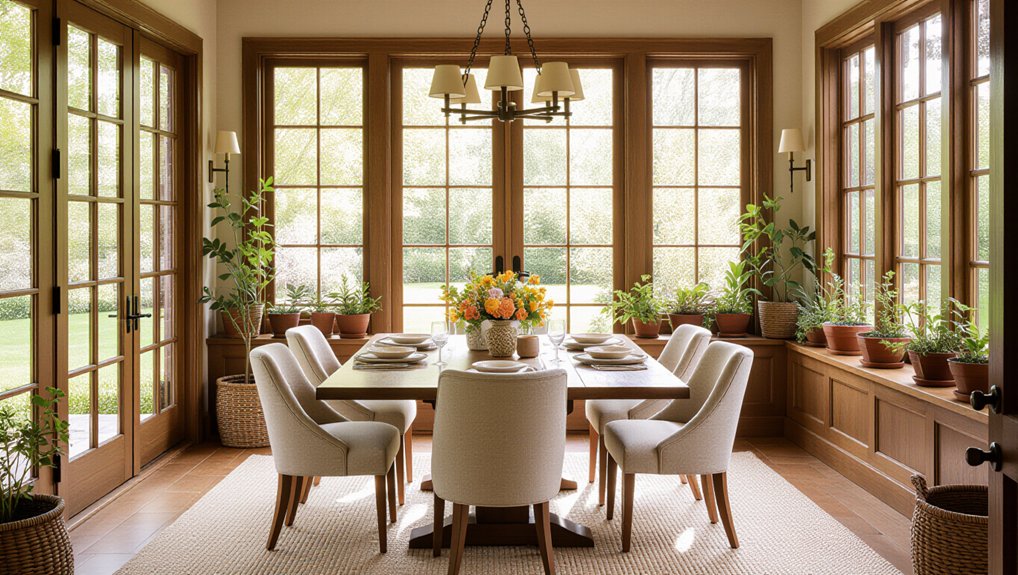 sunroom dining room inspiration