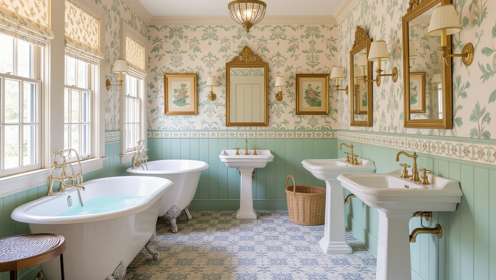 timeless retro bathroom styles