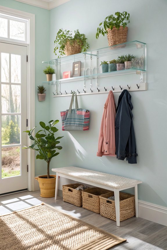 transparent acrylic shelf benefits