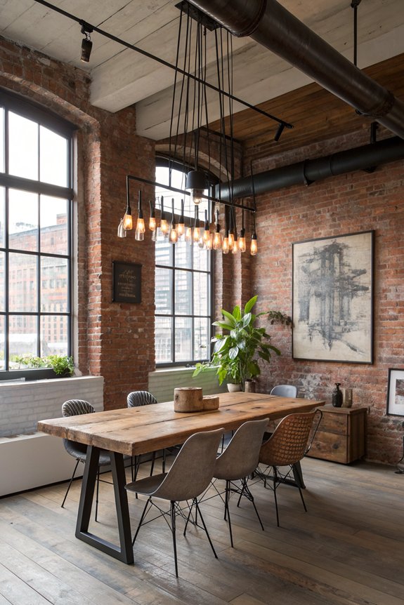 urban industrial dining design