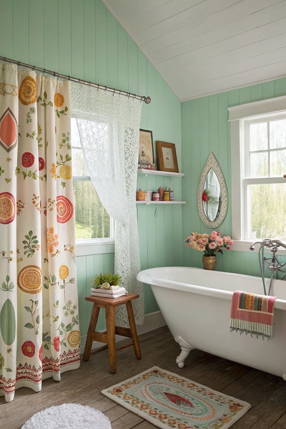 vintage patterns for bathrooms