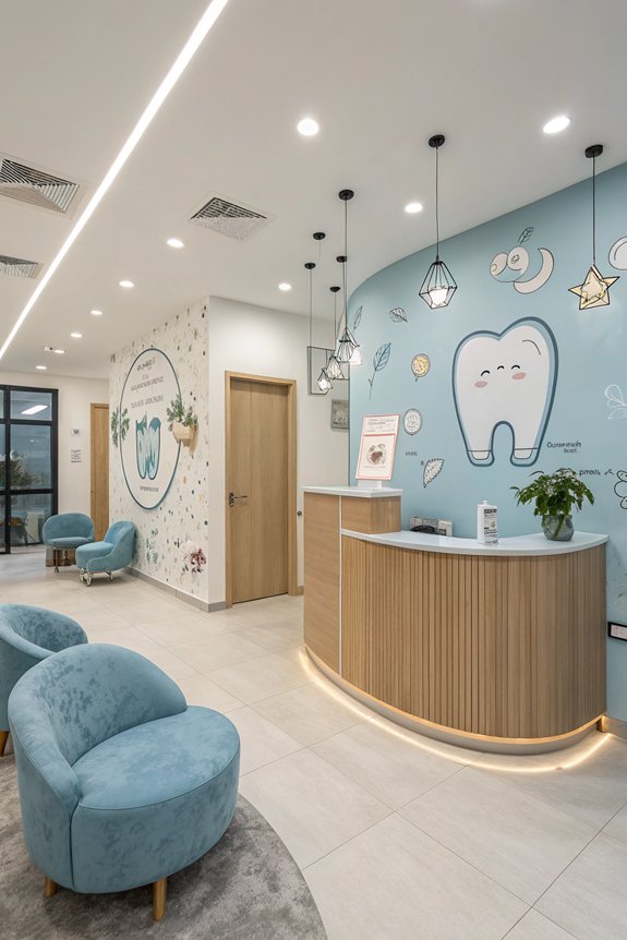 welcoming dental office signage