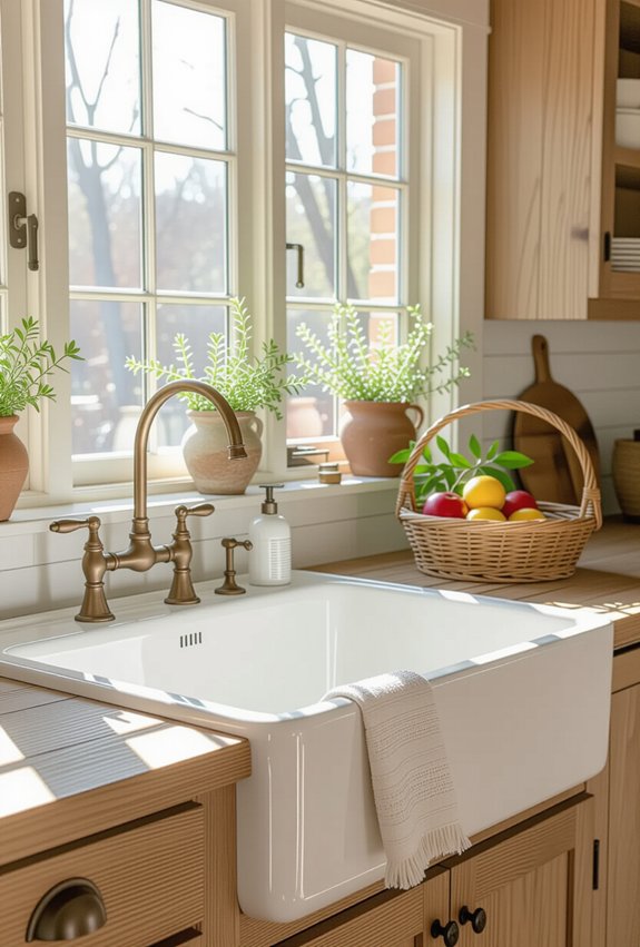 charming functional farmhouse sink
