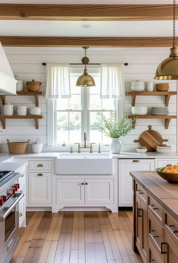 charming small farmhouse kitchen