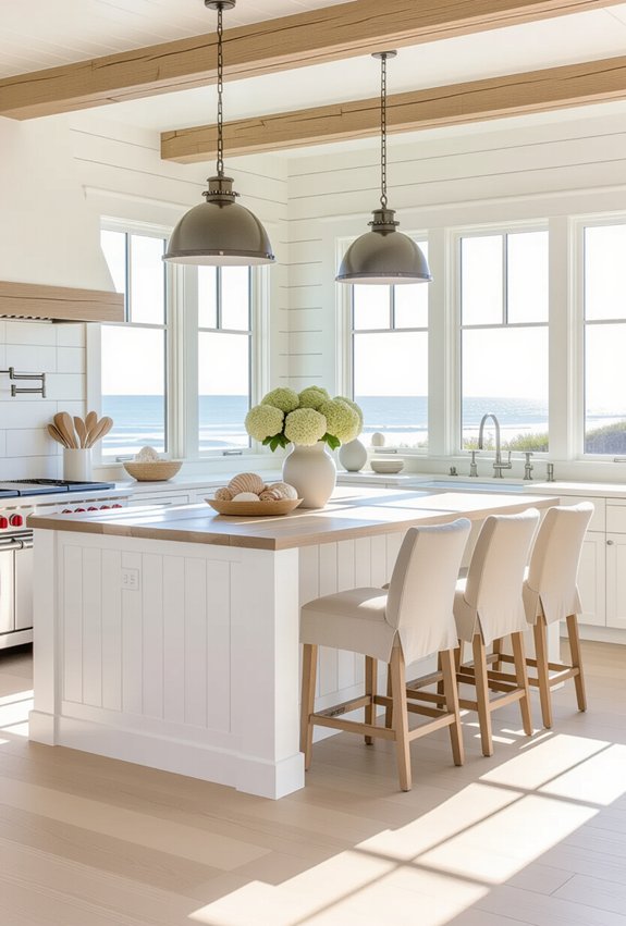 coastal kitchen island design