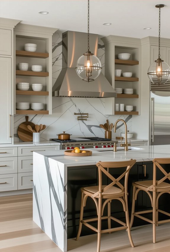 efficient kitchen functional zones