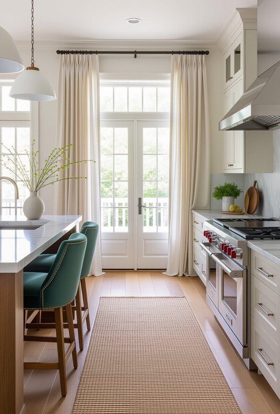 enhance kitchen with textures