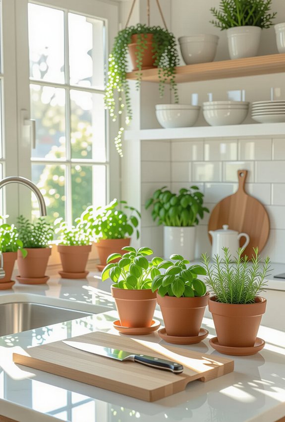 fresh herbs easy access