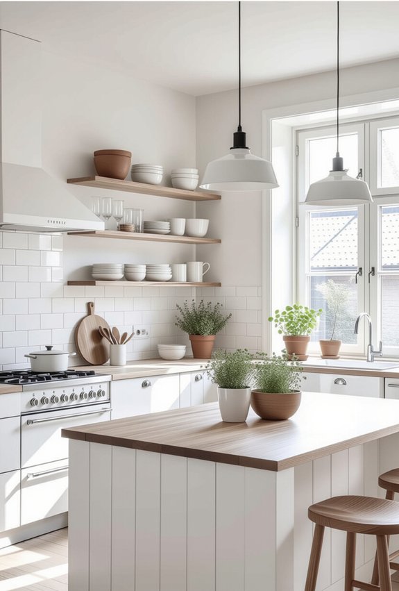 functional scandinavian kitchen design