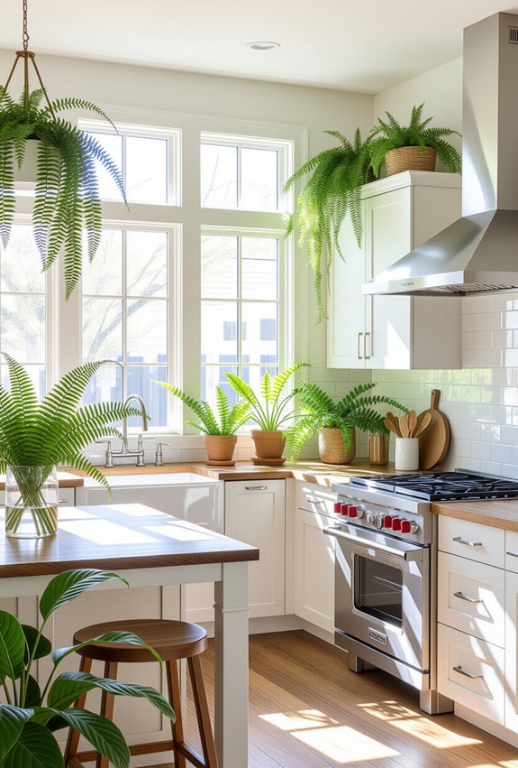 herbs and vibrant decor