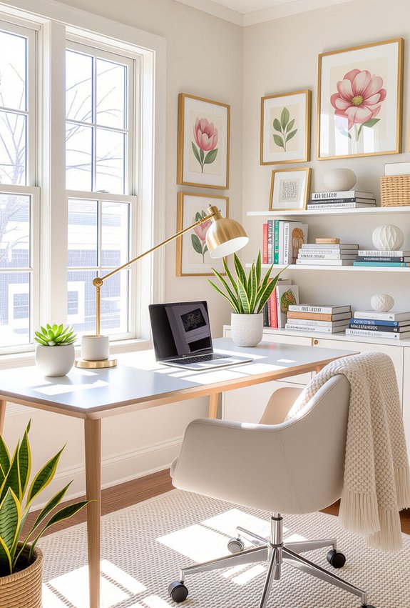 inspiring productive home office