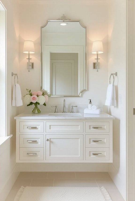 light colors enhance spaciousness