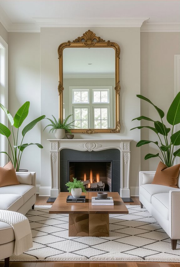 mirrors expand perceived space