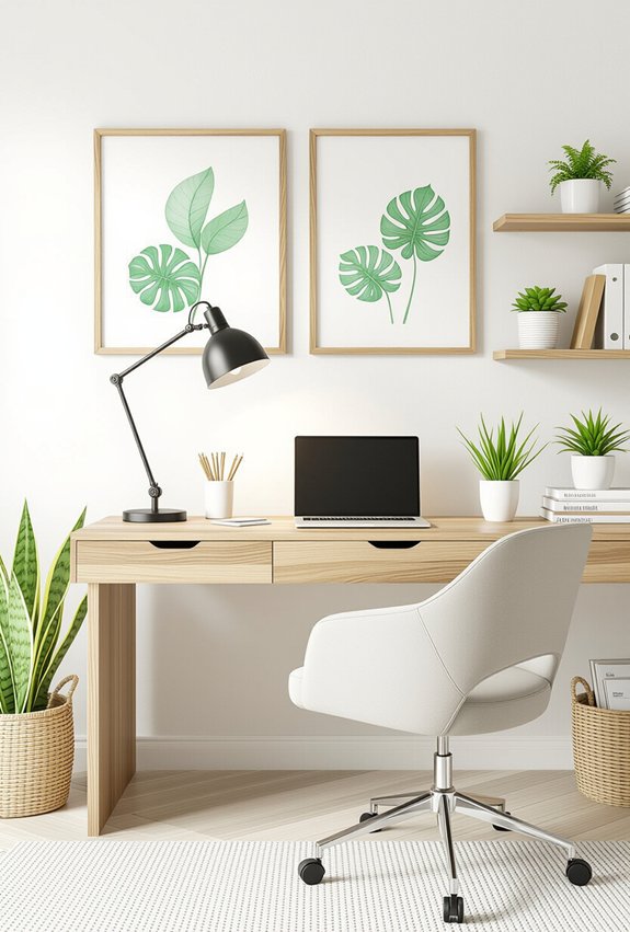 organized ergonomic inspiring workspace