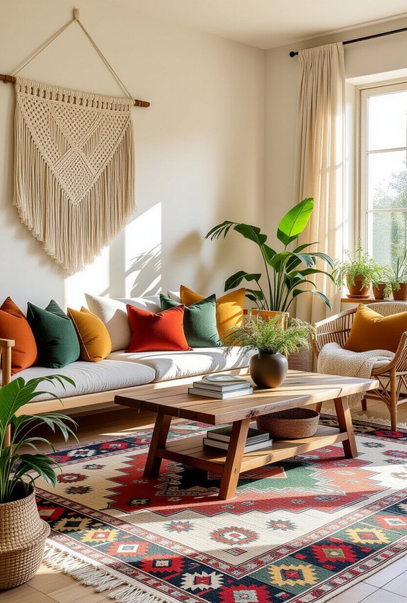 personalized bohemian living space