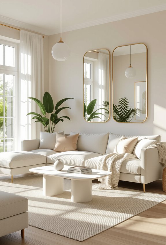 reflect light enhance space