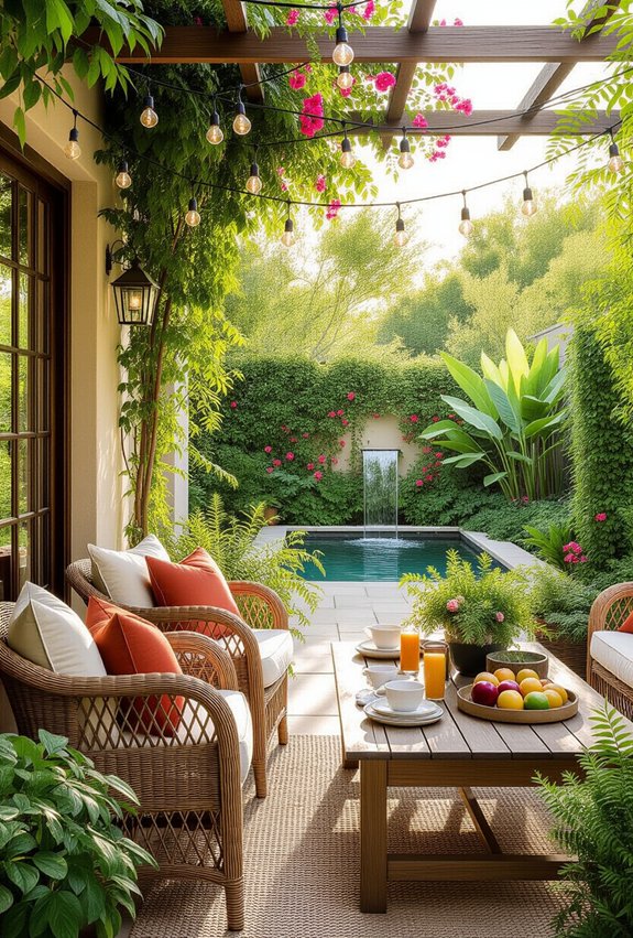 serene outdoor relaxation oasis
