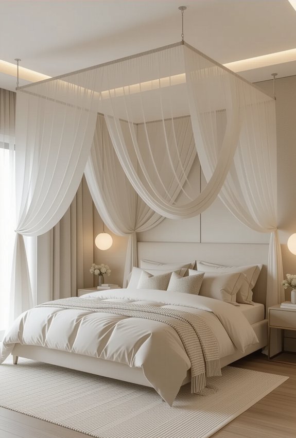 sophisticated contemporary bedroom elegance