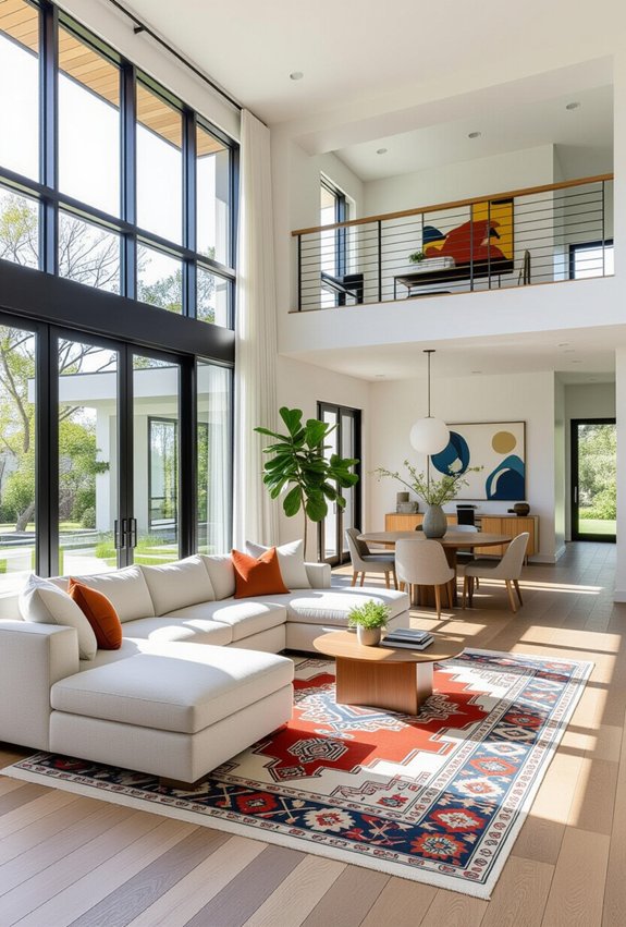 spacious bright open layout