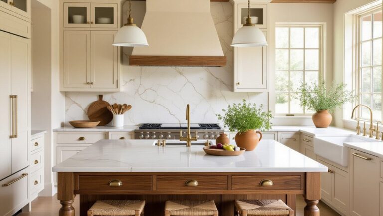 striking warm neutral kitchens