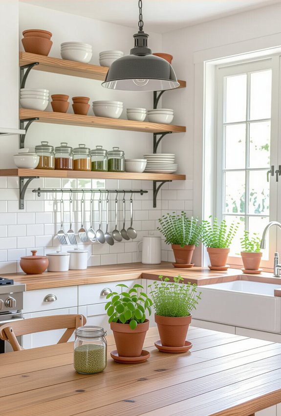 stylish accessible kitchen storage