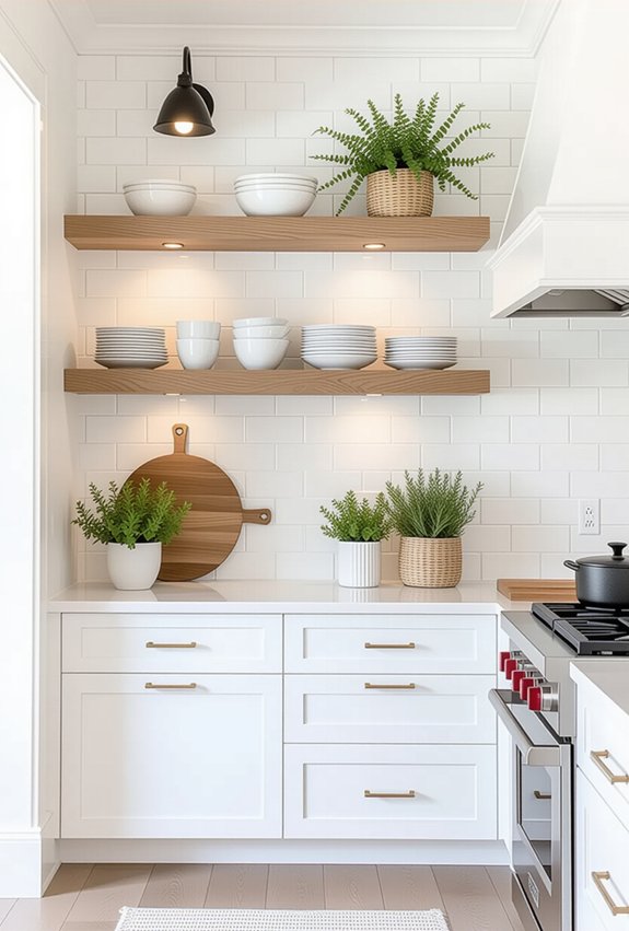 stylish and functional shelving