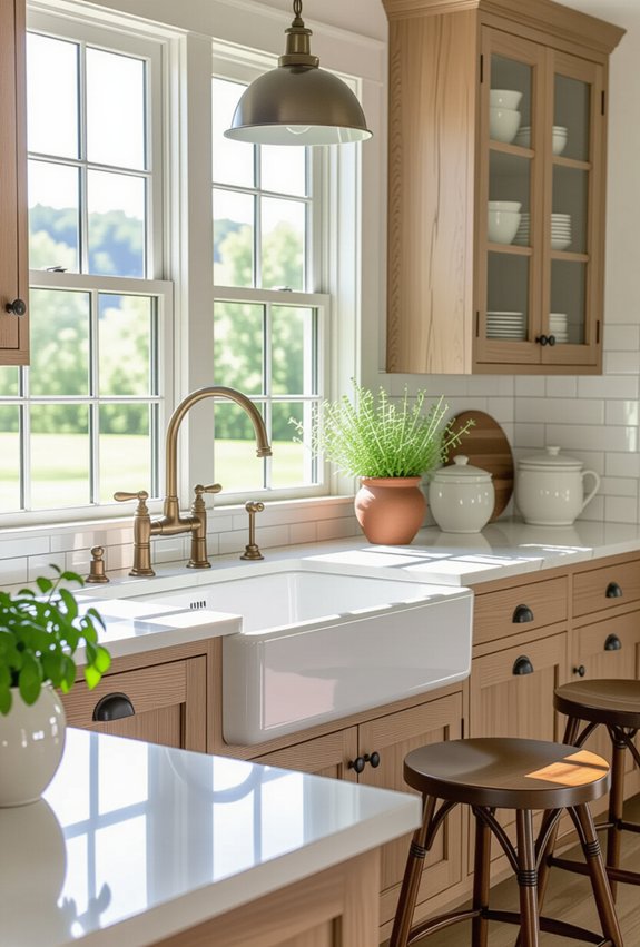 stylish farmhouse sink selection
