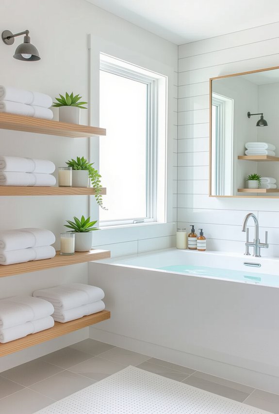 stylish open shelving elegance