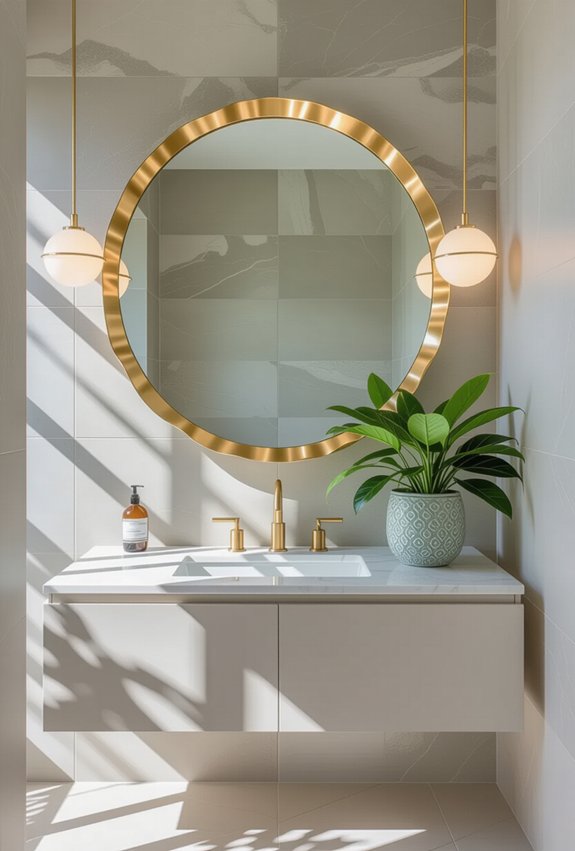 stylish statement mirrors enhance spaces