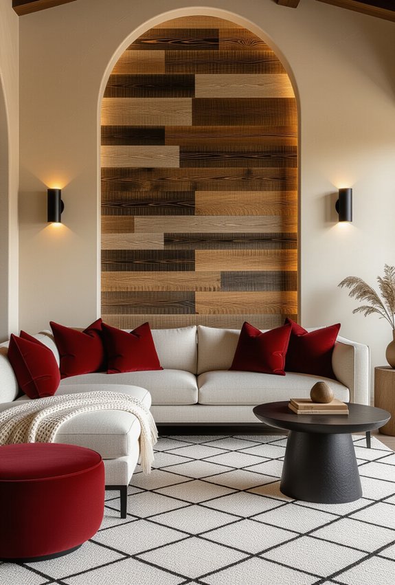 textured wall treatments enhance decor